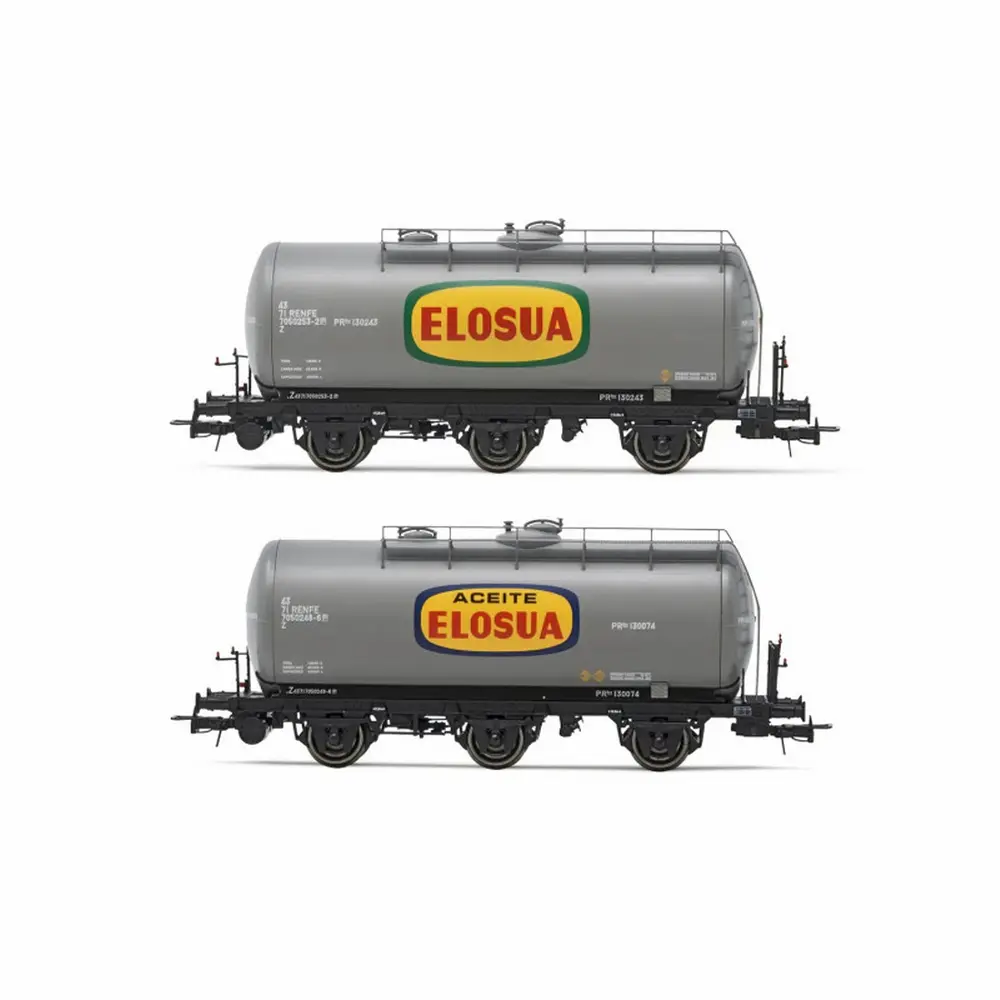 Coffret de 2 wagons citernes "Elosua" - Arnold HN6613 - N 1/160 - RENFE - Ep IV