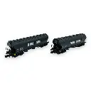 Coffret 2 wagons silos France Luzerne - Arnold HN6619 - N 1/160 - SNCF - Ep IV