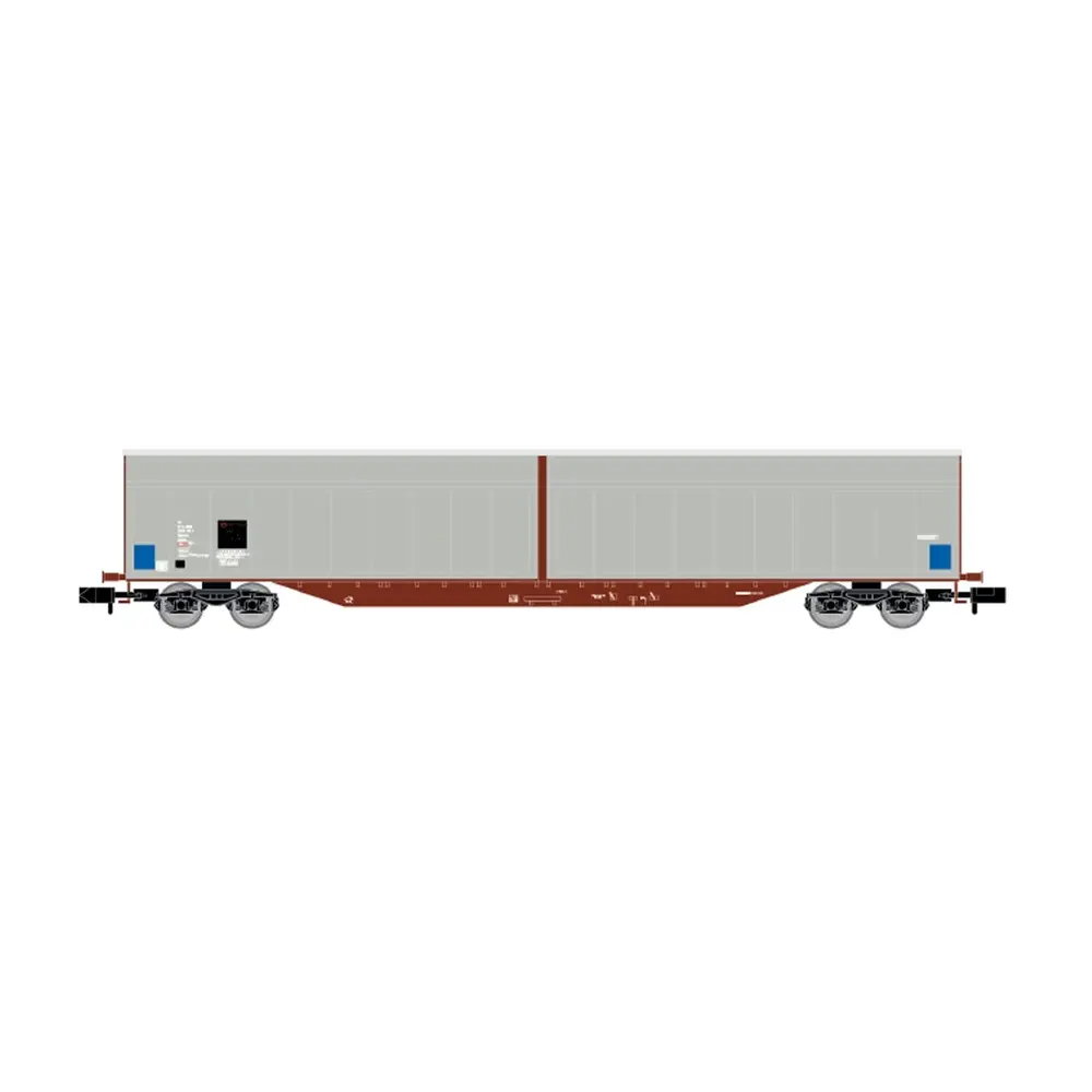 Wagon à parois coulissantes "Ermewa" - Arnold HN6637 - N 1/160 - Privée - EP VI