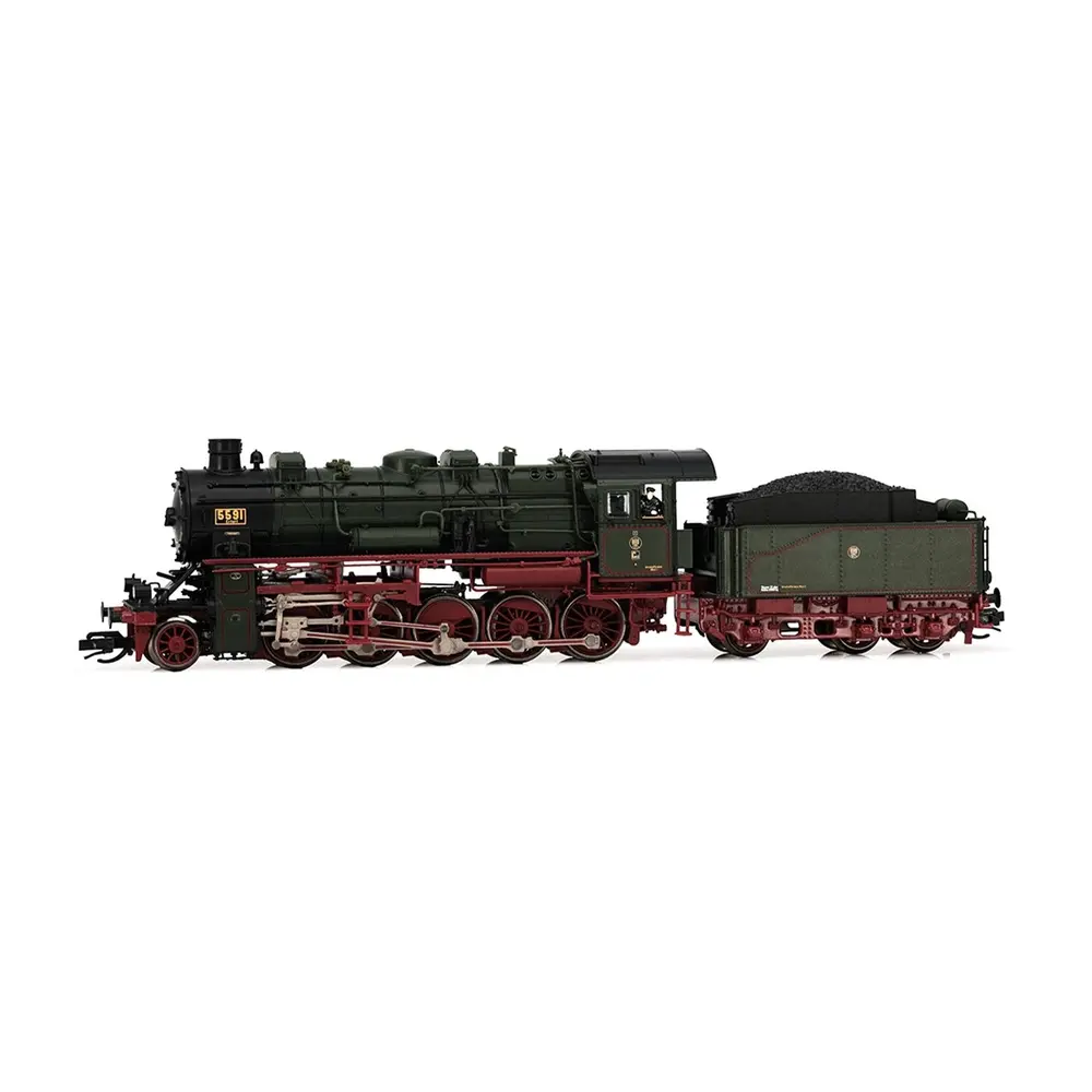 Locomotive à vapeur G12 - Arnold HN9066 - TT 1/120 - P.St.E.V - EP I - Analogique