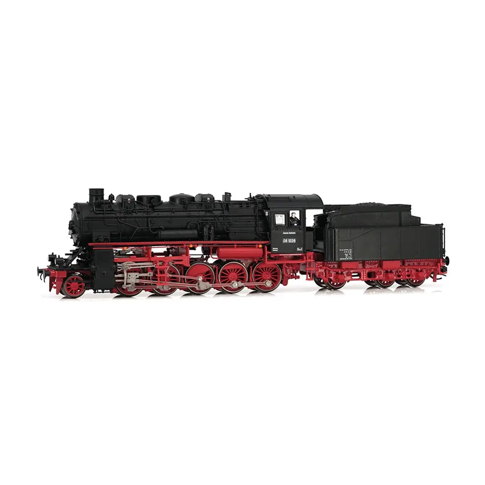 Locomotive à vapeur 58 1228 - Arnold HN9067 - TT 1/120 - DR - EP III - Analogique