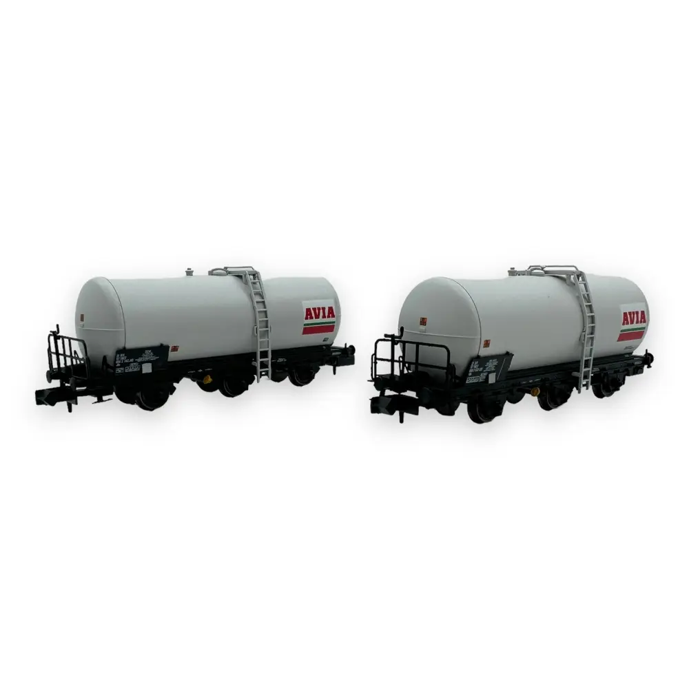 Coffret de 2 wagons citernes à 3 essieux AVIA - Arnold HN6676 - N 1/160 - SNCF - EP IV - 2R