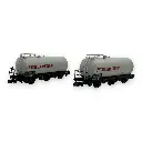 Coffret de 2 wagons citernes à 3 essieux "Petrole de l'Ouest" - Arnold HN6677 - SNCF - N 1/160 - EP IV - 2R