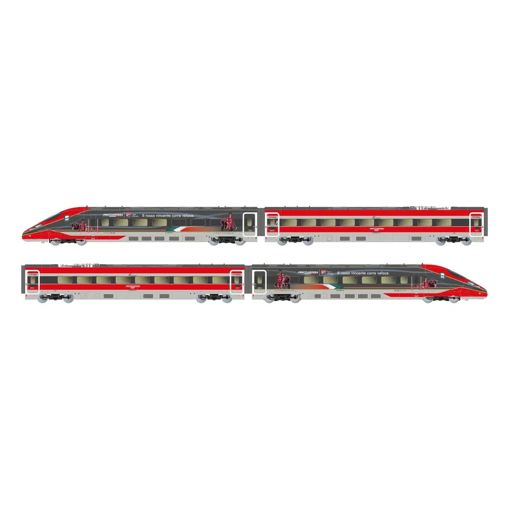 Coffret de base 4 unités du TGV "Frecciarossa 1000", publicité "Ducati" - Arnold HN2620D - N 1/160 - FS - EP VI - DCC