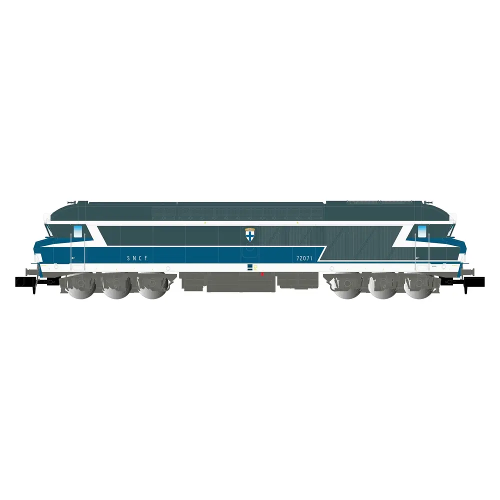 Locomotive diesel CC 72071 "Marseille" - Arnold HN2651 - N 1/160 - SNCF - EP IV - Analogique
