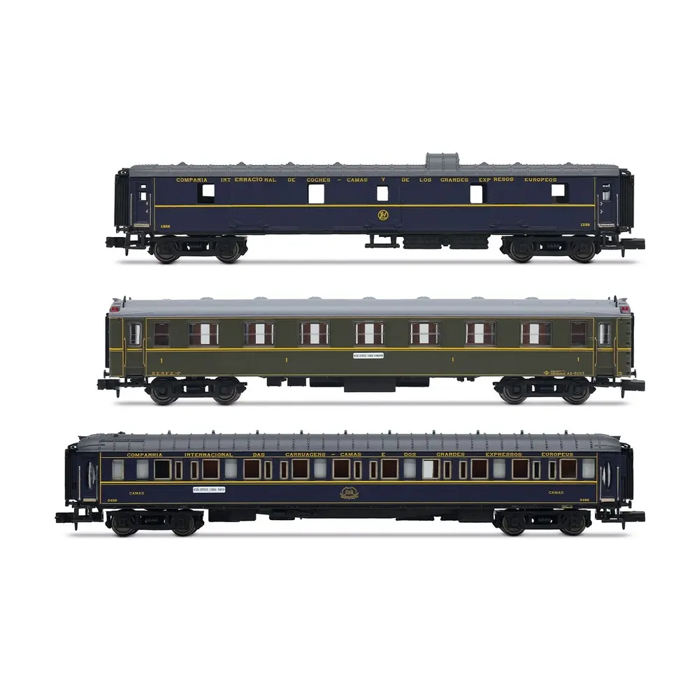 Coffret 3 pièces "Sud Express" 1/2 - Arnold HN4486 - N 1/160 - CIWL - EP III-IV