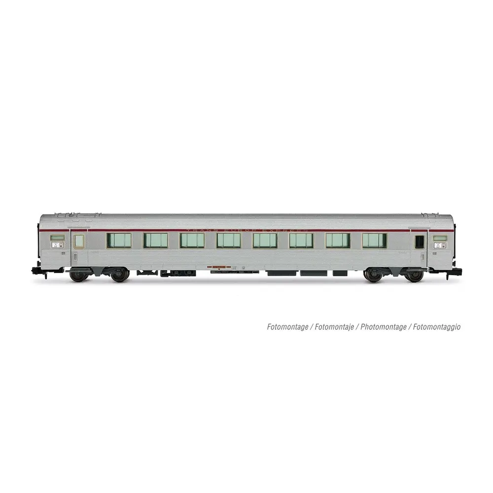Voiture TEE A8u "Mistral" - Arnold HN4502 - N 1/160 - SNCF - EP IV
