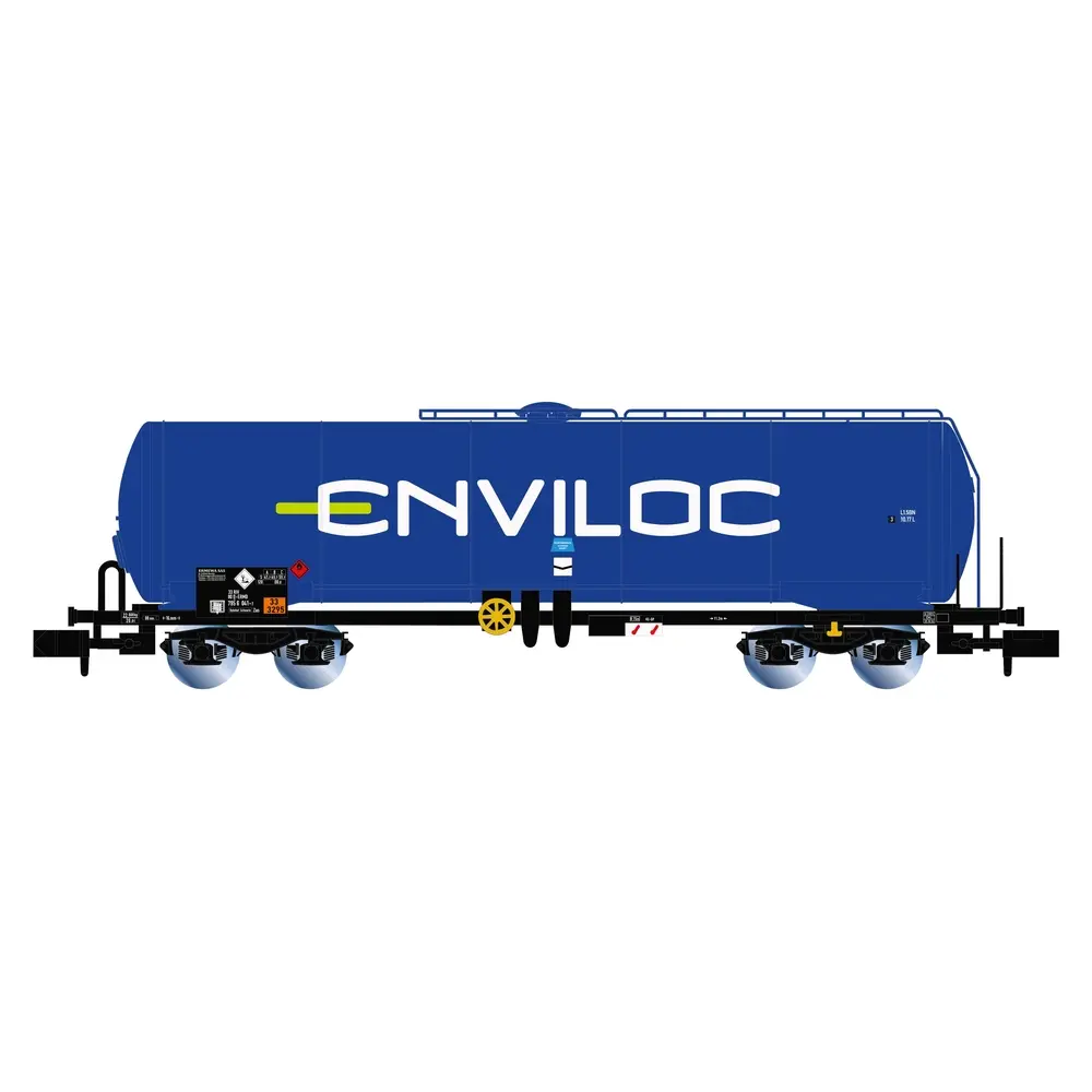 Wagon-citerne à 4 essieux « Enviloc » - Arnold HN6635 - N 1/160 - EP VI