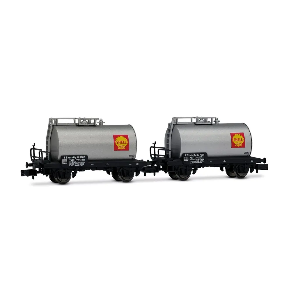 Coffret de 2 wagons-citernes « Shell » - Arnold HN6701 - N 1/160 - FS - EP III-IV