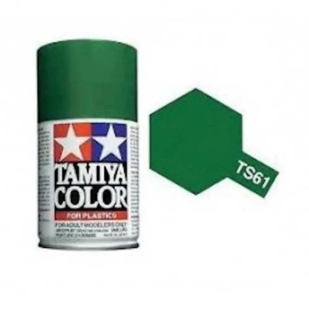 Peinture acrylique en spray - Vert OTAN Mat TS61 - Tamiya 85061 - 100ml