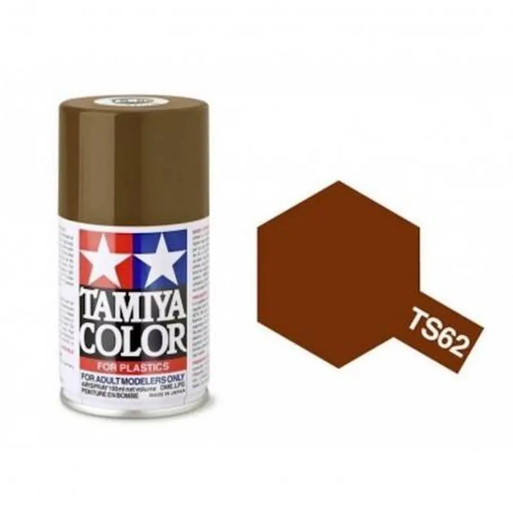 Peinture acrylique en spray - Brun OTAN Mat TS62 - Tamiya 85062 - 100ml
