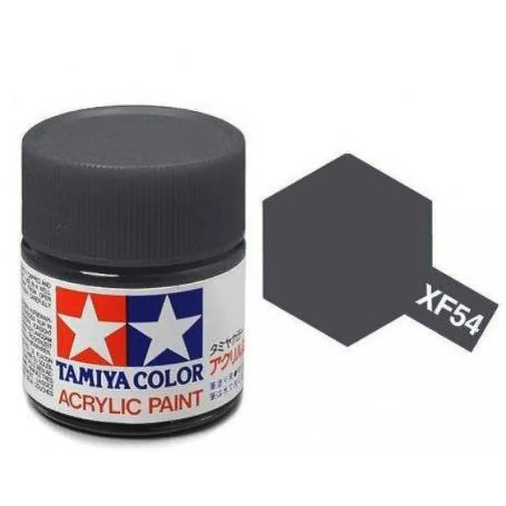 Peinture acrylique en pot - Gris Mer foncé MAT XF54 - TAMIYA 81754 - 10ml