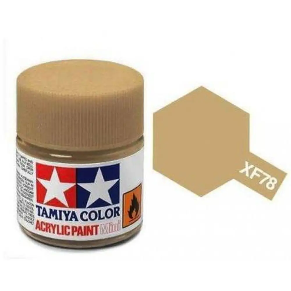 Peinture acrylique en pot - Beige Mat XF78 - Tamiya 81778 - 10ml