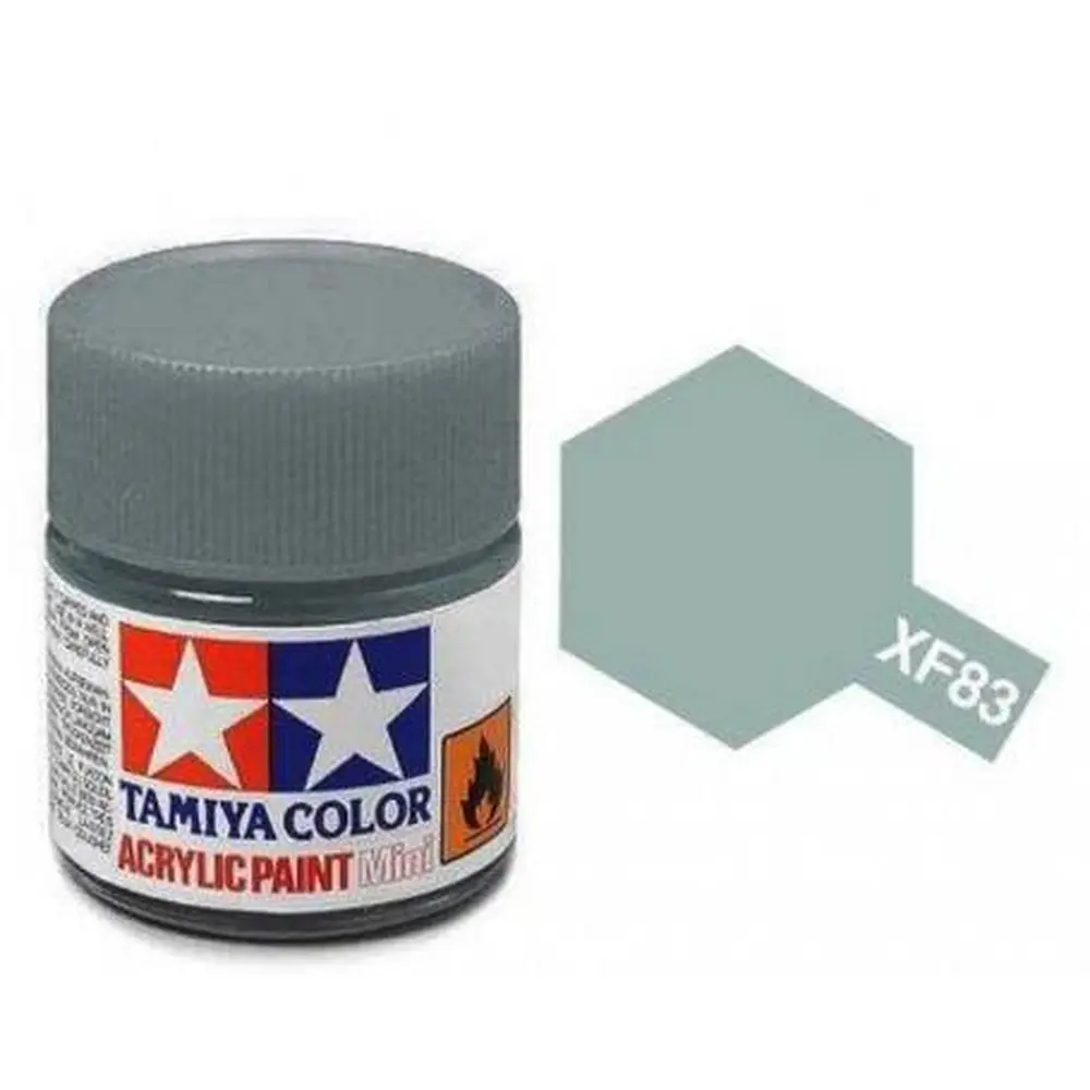 Peinture acrylique en pot - Gris Moyen Océan Mat XF83 - Tamiya 81783 - 10ml