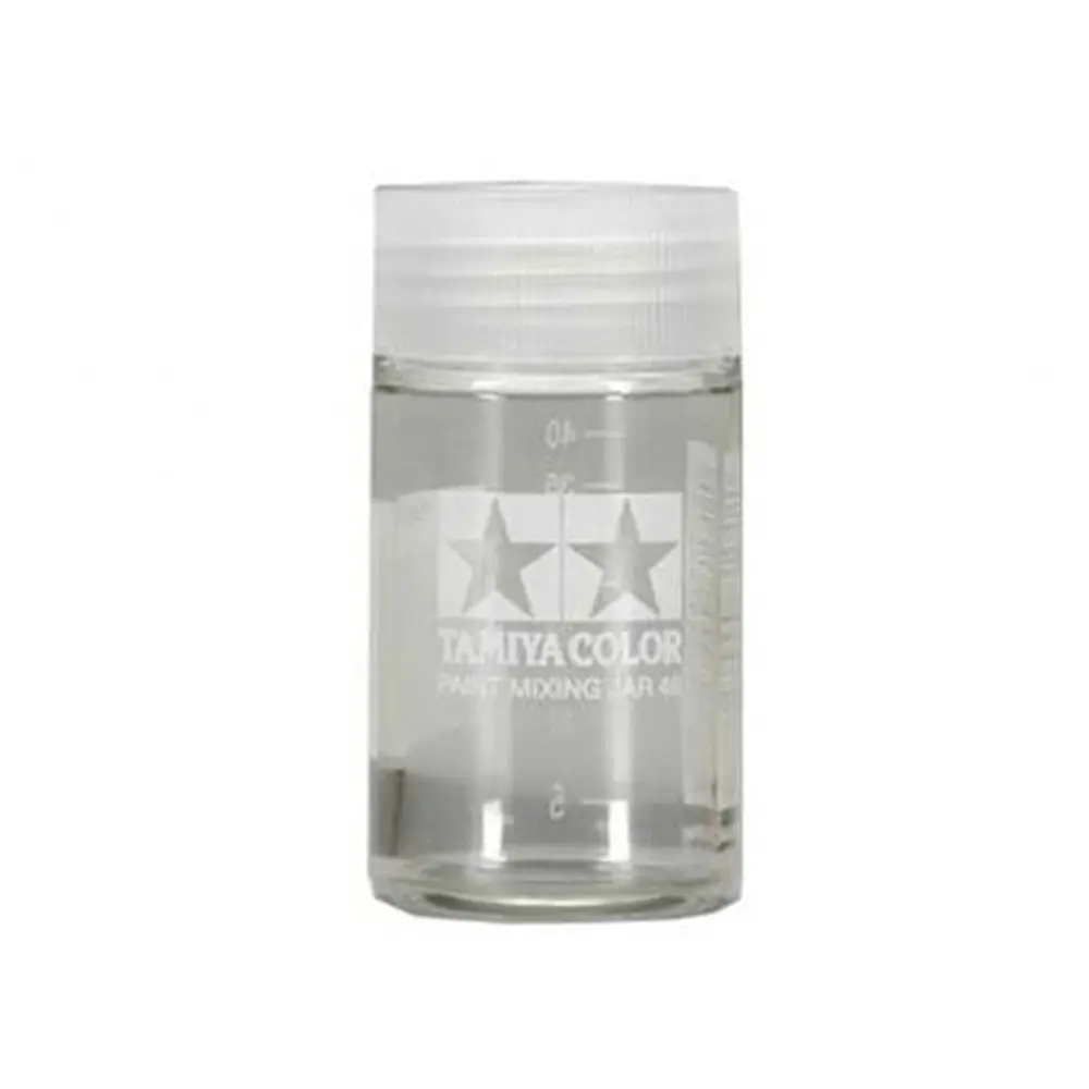 Pot en verre pour mélange de peinture TAMIYA 81042 - 40 mL