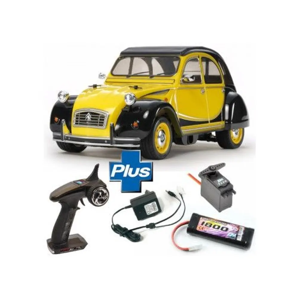 Citroën 2CV Charleston lot complet - Tamiya 58655L - 1/10