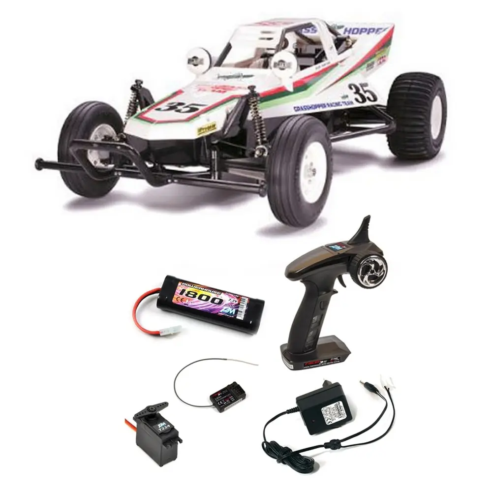 Voiture électrique - Tamiya Vintage Grasshopper en Kit - Tamiya 58346L - 1/10