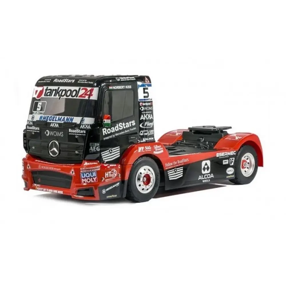 Camion électrique - Mercedes Actros MP4 TankPool24 en KIT - Tamiya 58683 - 1/14