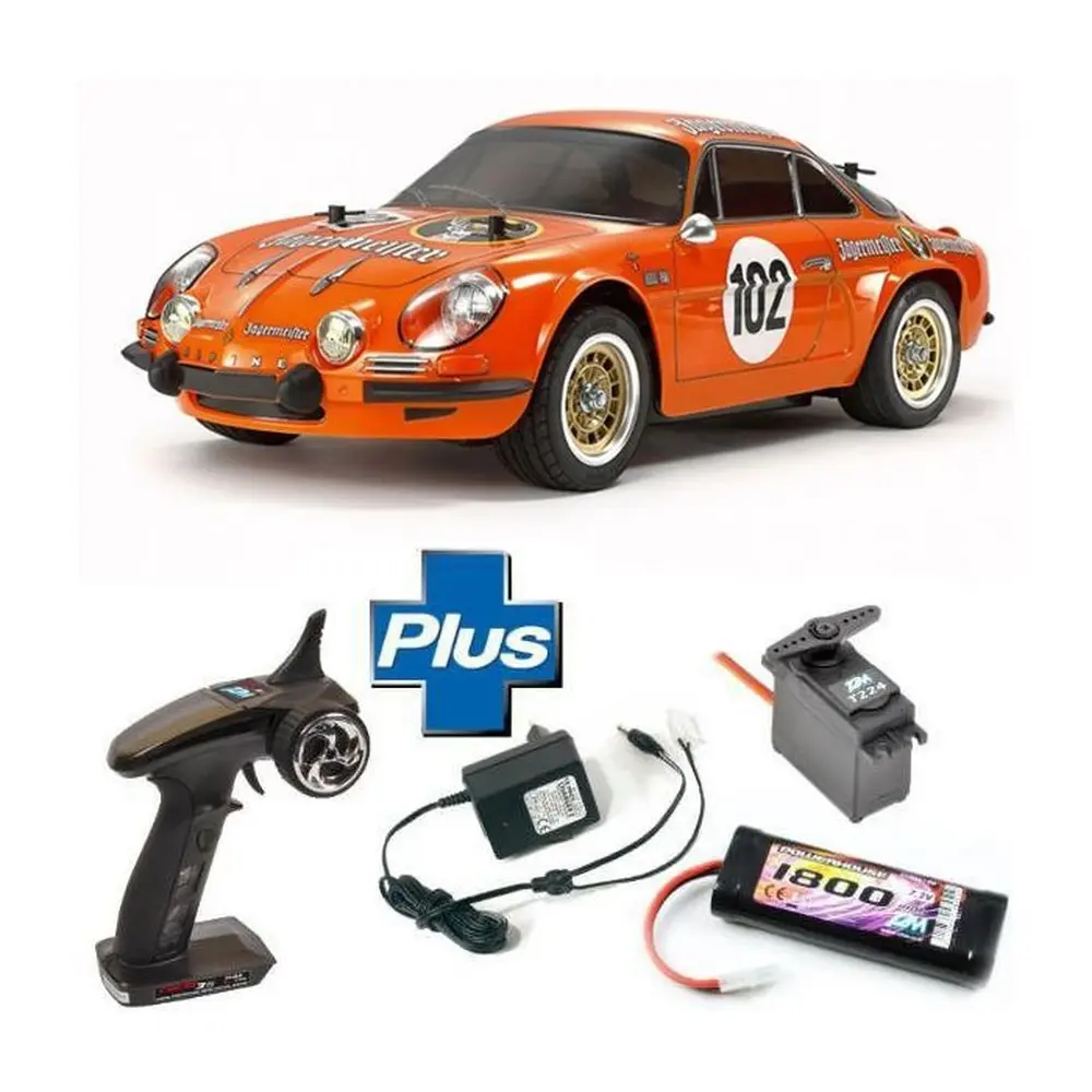 Voiture électrique - Alpine A110 Jagermeister en KIT - Tamiya 58708L - 1/10