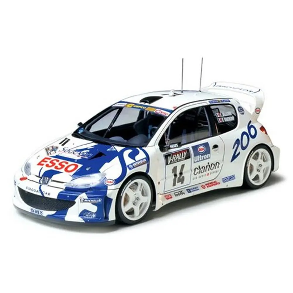 Voiture de course - Peugeot 206 WRC - Tamiya 24221 - 1/24