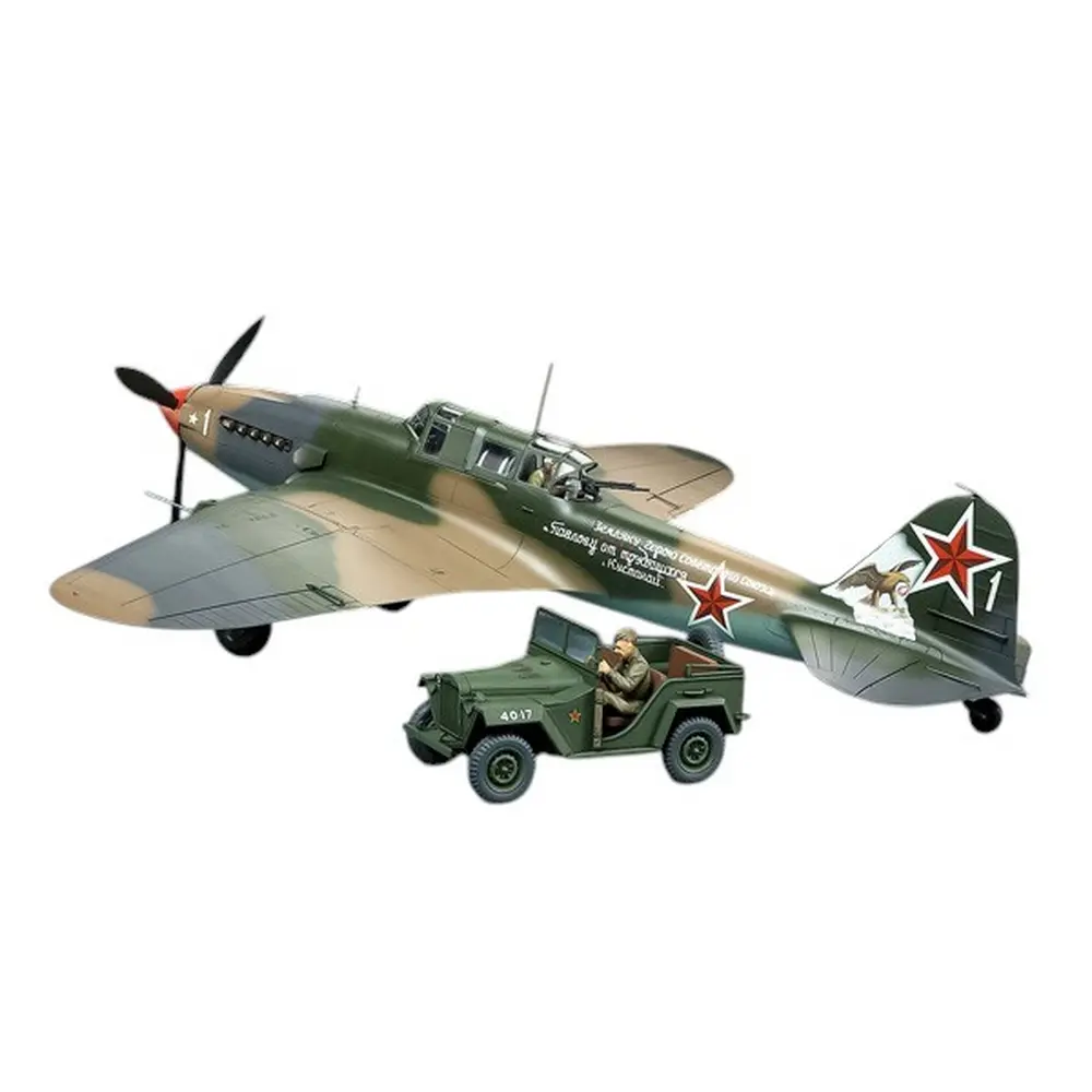 Set IL-2 Stourmovik & GAZ-67B - Tamiya 25212 - 1/48