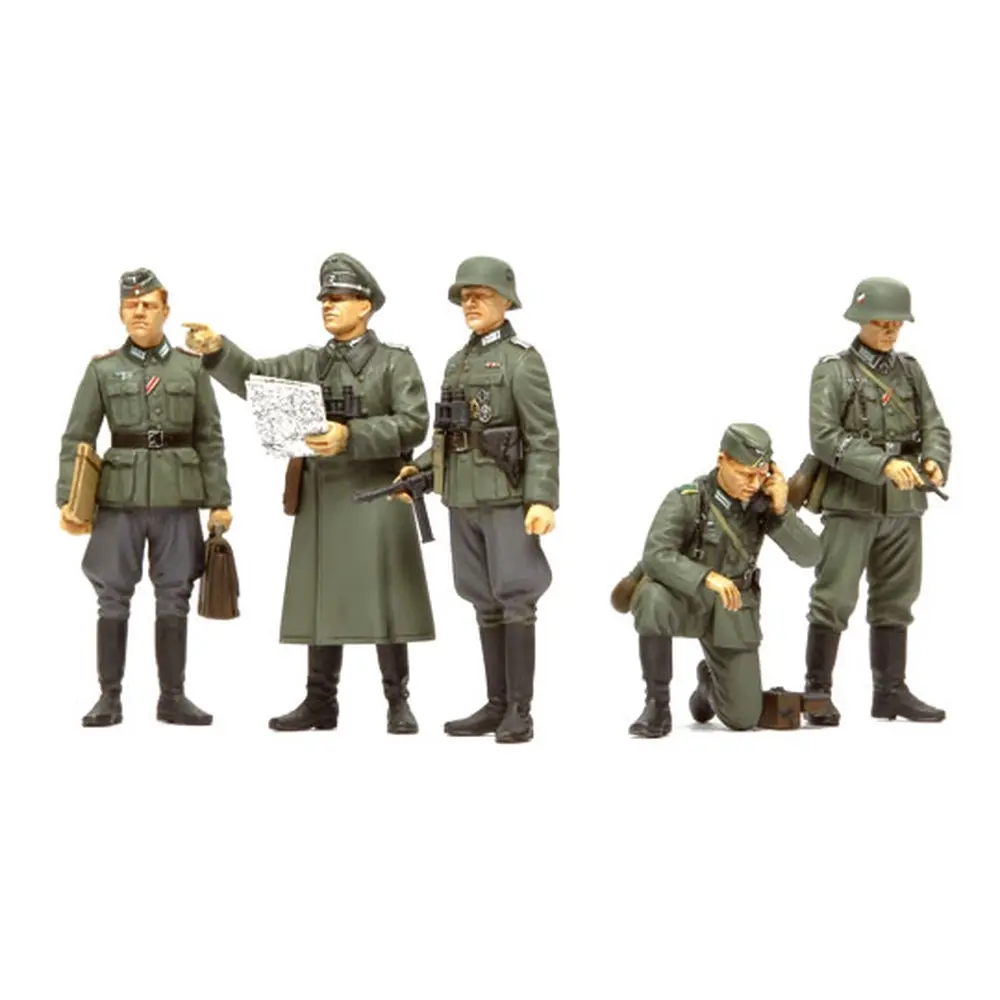 Figurine Militaire Etat-major de campagne Allemand TAMIYA 35298 1/35