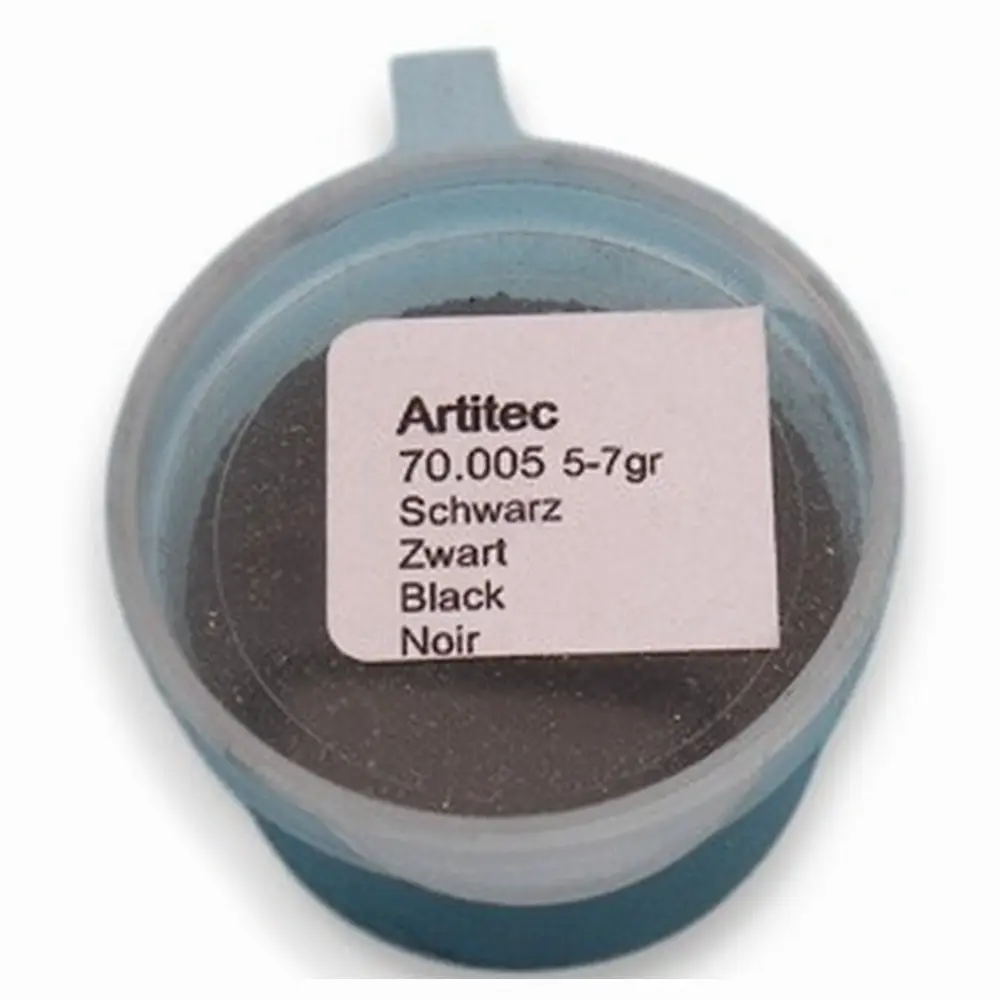 Terre à décors 5 grammes de couleur noir - Artitec 70.005