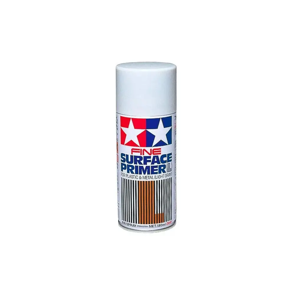 Apprêt métal & plastique gris clair - Tamiya 87064 - 180mL