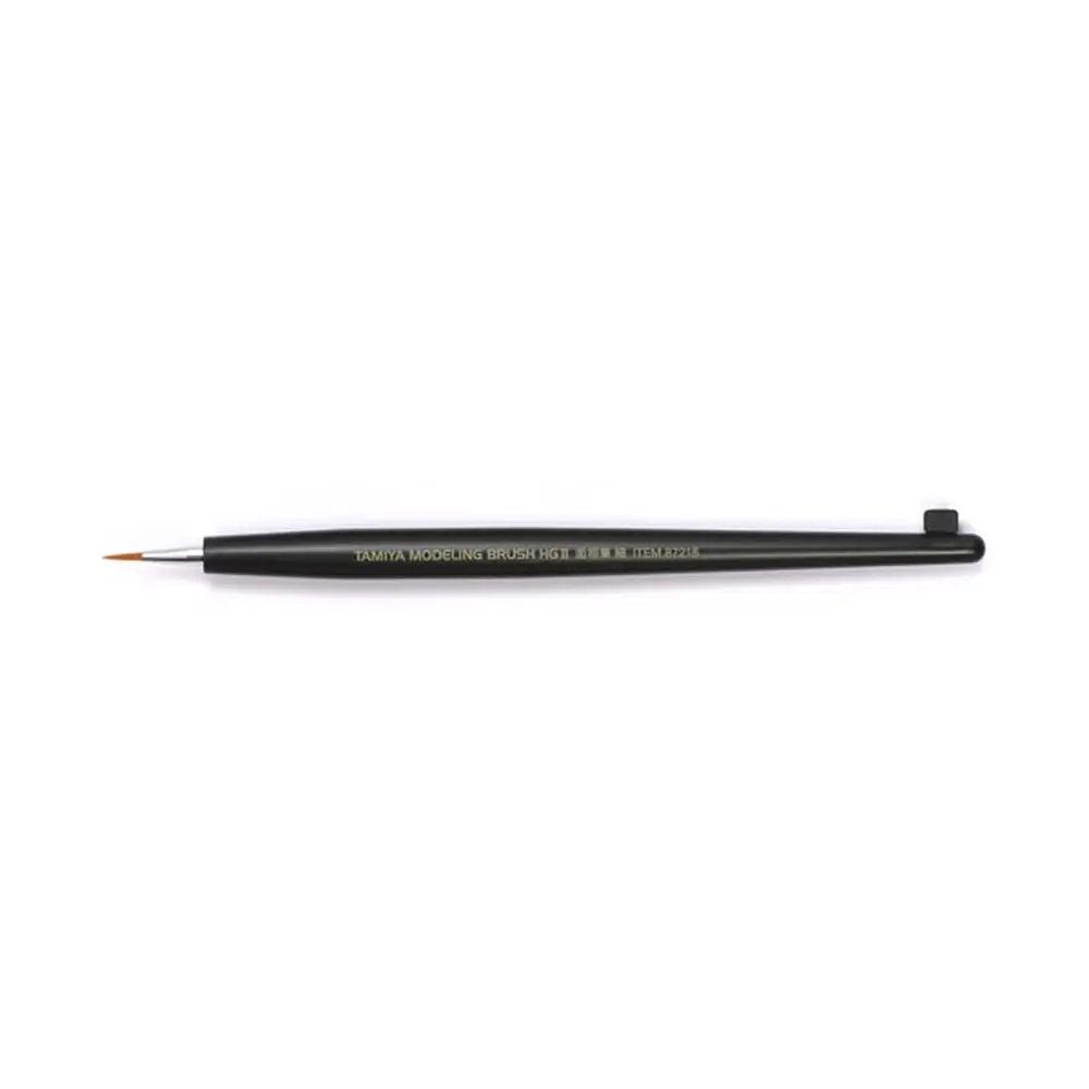 Pinceau Plastique Pointu HG II Fin - Tamiya 87218 - Polymère PBT