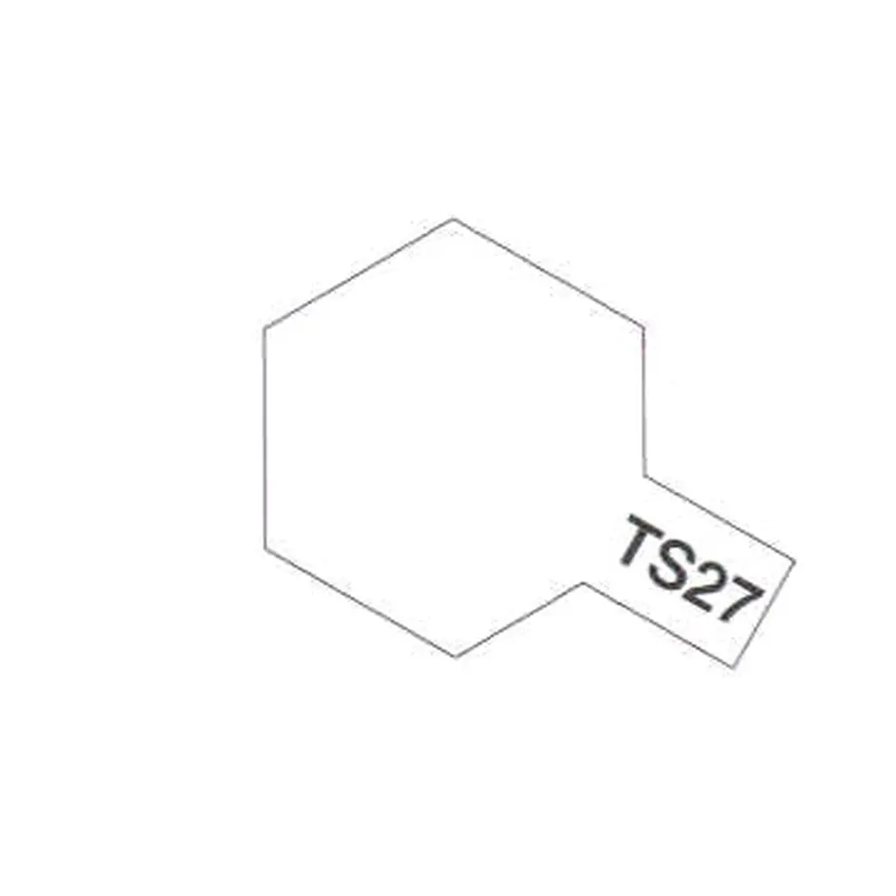 Peinture acrylique en spray - Blanc Mat TS-27 - TAMIYA 85027 - 100ml