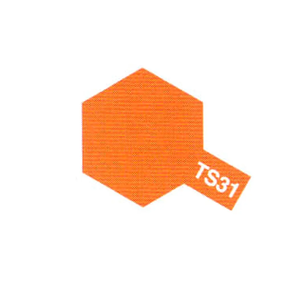Peinture acrylique en spray - Orange Brillant TS-31 - TAMIYA 85031 - 100ml