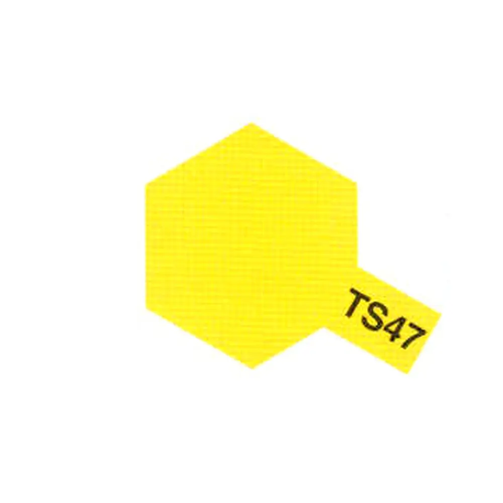 Peinture acrylique en spray - Jaune Chrome Brillant TS-47 - TAMIYA 85047 - 100ml
