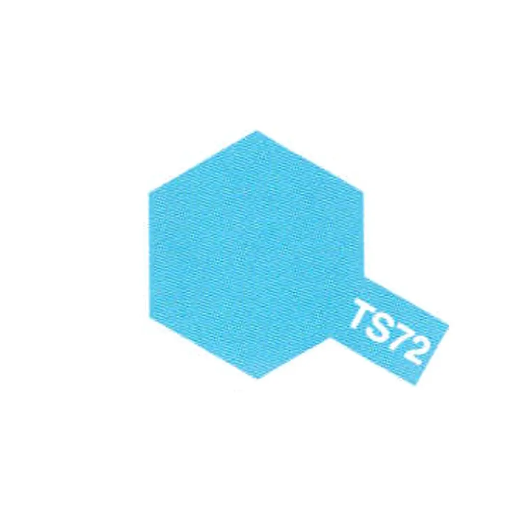 Peinture acrylique en spray - Bleu Translucide TS-72 - TAMIYA 85072 - 100ml