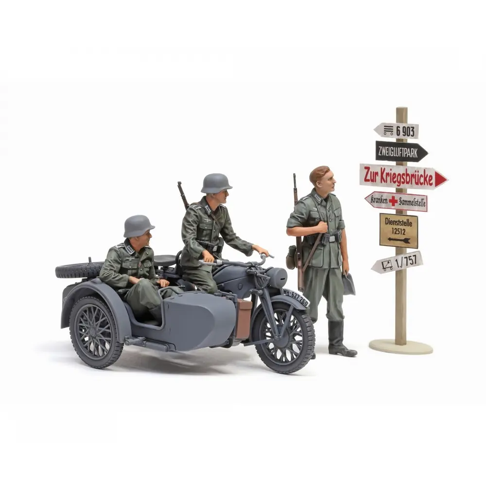 Moto KS600 & Sidecar avec soldats - Tamiya 35384 - 1/35