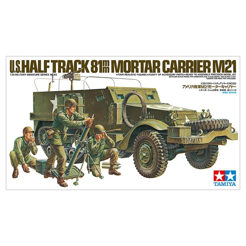 Support de mortier US M21 - Tamiya 35083 - 1/35
