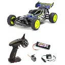 Buggy électrique Plasma Edge II Gun Metal TT02B en kit + pack accu, chargeur, servo, télécommande - Tamiya 47446L - 1/10