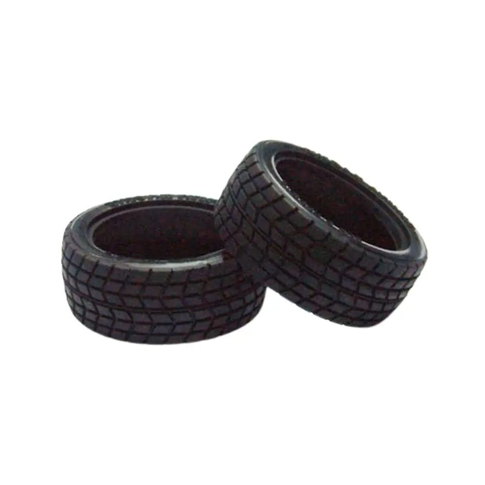 Pneus racing radial 26 mm - Tamiya 50419 - 1/10 - 2 pièces