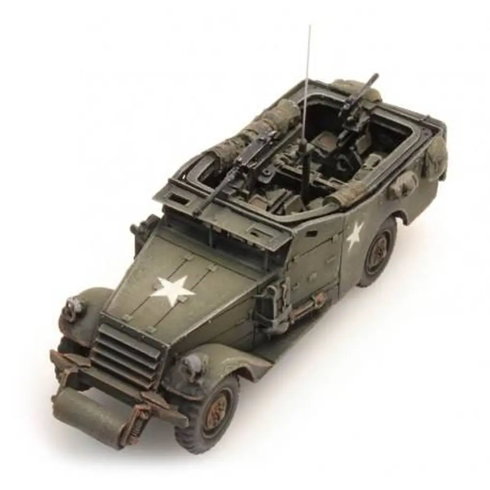 Véhicule militaire White Scout car US/UK M3A1 - Artitec 387.114 - HO 1/87