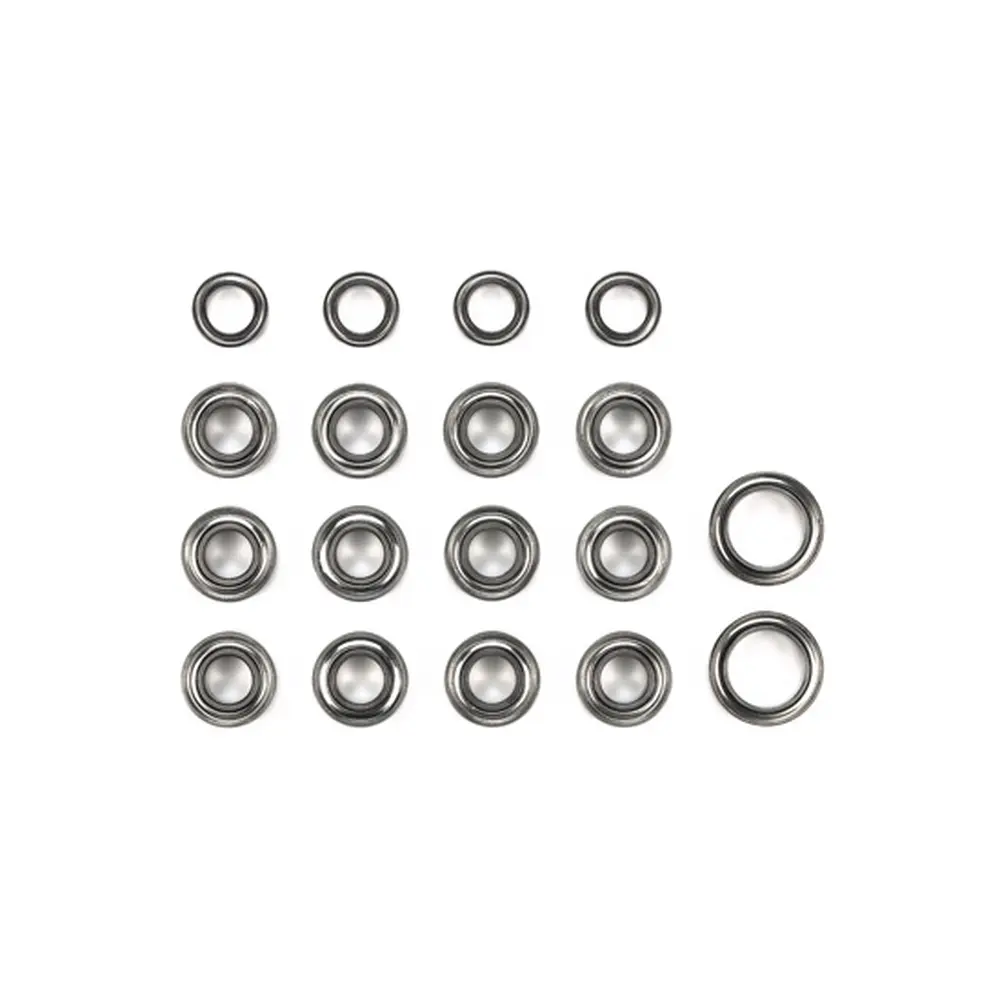 18 roulements à billes pour châssis MB01/BT01 - Tamiya 22026 - 1/10