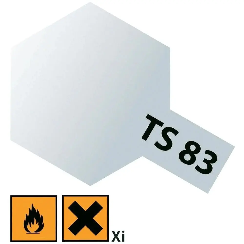 Peinture Acrylique argent métallisé TS83 - Tamiya 85083