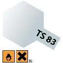 Peinture Acrylique argent métallisé TS83 - Tamiya 85083