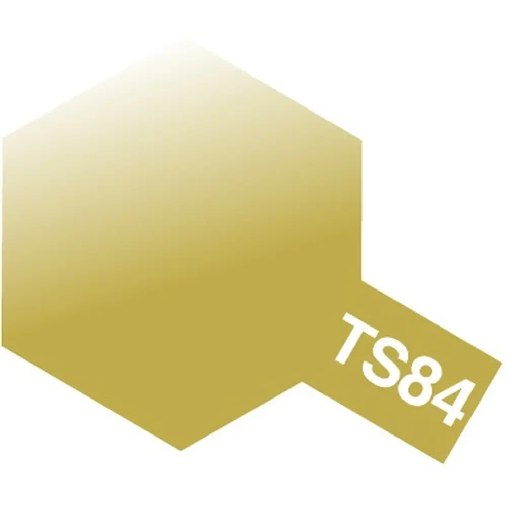 Spray de peinture or métallique brillant TS84 100ml - Tamiya 85084