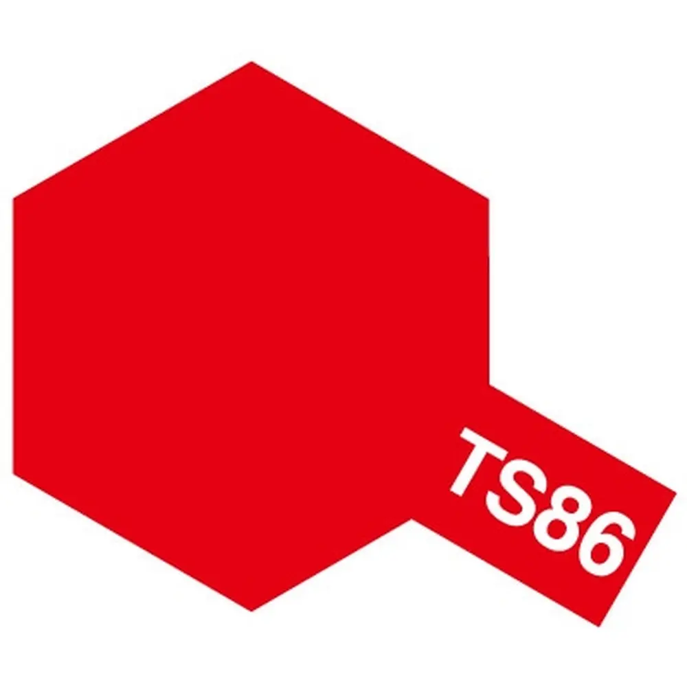 Spray peinture rouge brillant TS86 100ml - Tamiya 85086