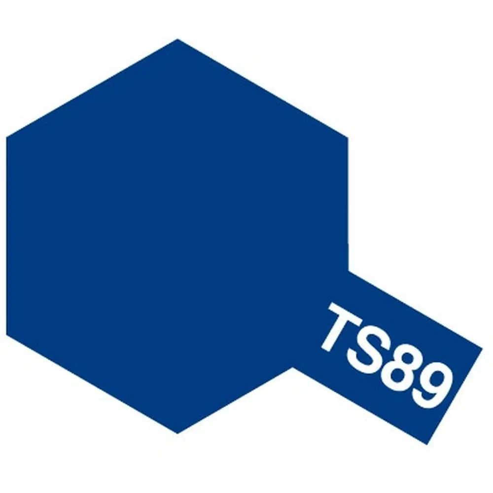 Peinture Acrylique en spray Bleu nacré TS89 - Tamiya 85089 - 100 ml