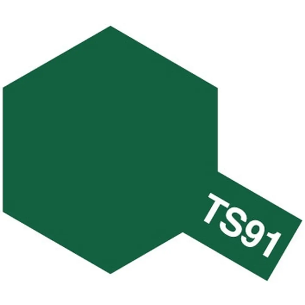 Bombe de peinture vert foncé JGSDF TS91 100ml - Tamiya 85091