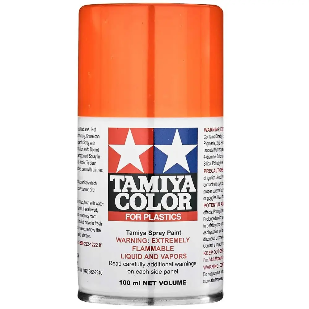 Peinture Acrylique Orange Pur TS98 - Tamiya 85098 - 100 ml