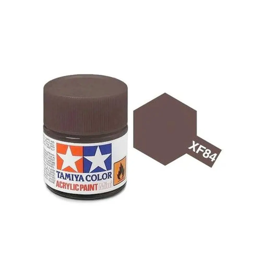 Peinture Mini XF84 Fer Foncé Mat - Tamiya 81784 - 10 ml
