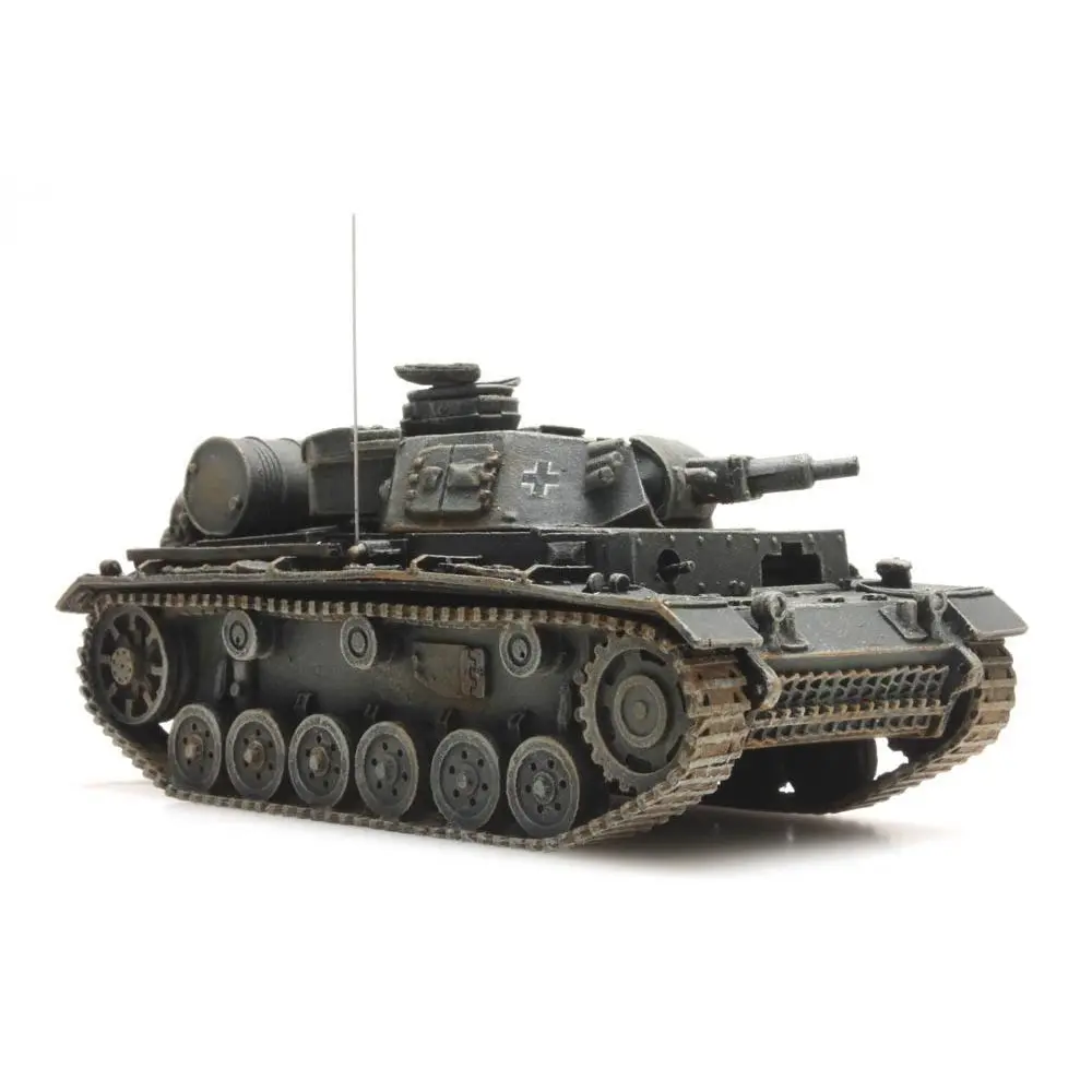 Véhicule militaire allemand Panzerkampfwagen III Gris- Artitec 387.317 - HO 1/87