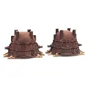 Pack de 2 Louches en fonte pour wagon ARTITEC 487.801.56 - HO : 1/87
