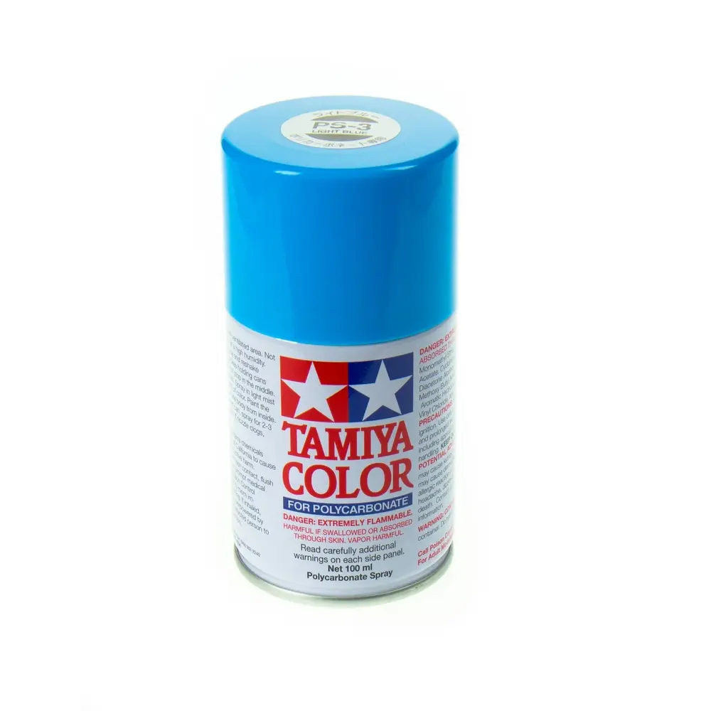 Peinture Lexan Bleu Clair PS-3 - Tamiya 86003 - 100 ml